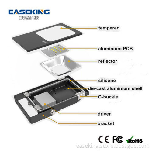 Waterproof Ip65 slim led flood light bulb 100w